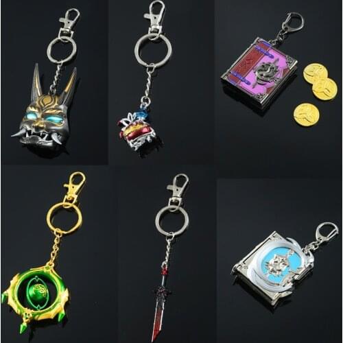 Genshin Impact Sword Keychain Alloy Weapon Model Toys Anime Key Rings Collection Decoration kids Gift