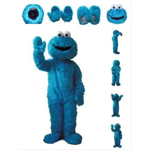 Lowest price&high quality blue sesame street mascot costume