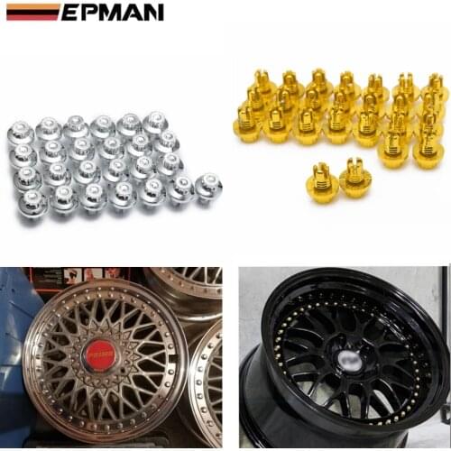 EPMAN -25pcs/lot Plastic Wheels Rivets Fits AH Ds Series Wheel Rims Cap Lip Screw Bolt Tires EPAS066G