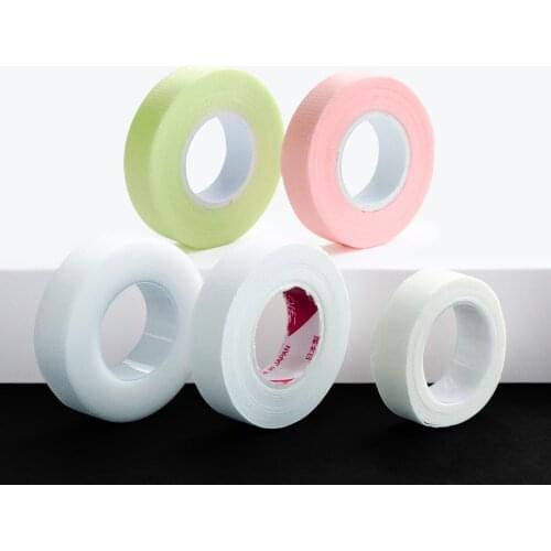 5 Medical Eyelash Extension Lint Free White Paper Under Patches Eye Tapes Medical PE False Lash Extension Wrap Tape Set