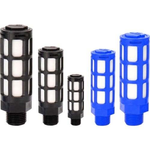 PSL Type Pneumatic Solenoid Valve Muffler 1/8'' 1/4'' 3/8'' 1/2'' Thread Exhaust Noise Absorption Noise Reduction Air Filter