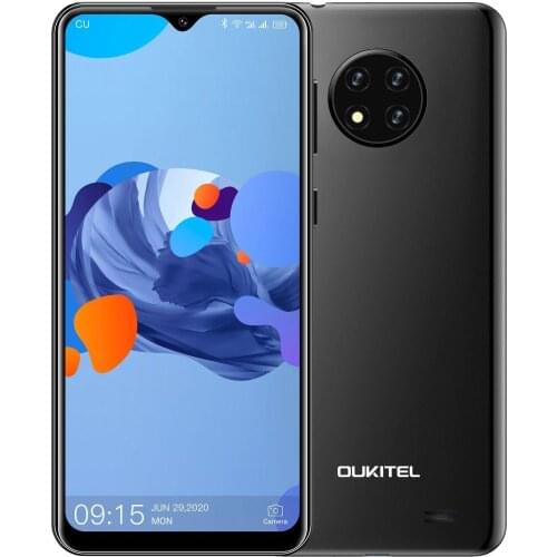 QUKITEL C19 Smartphone 2GB RAM 16GB ROM 6.4"HD+ Play Store Multi-lingual OTA Mobile Phone 4000mAh Type-C 2SIM+1SD