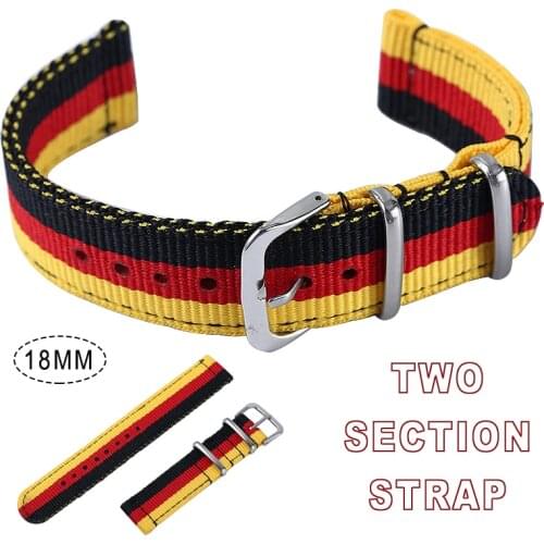 18/20/22/24mm Watch Band Sports Fabric Nylon Watchband Colorful Woven Watch Strap Fits Most Watch Replacement Strap