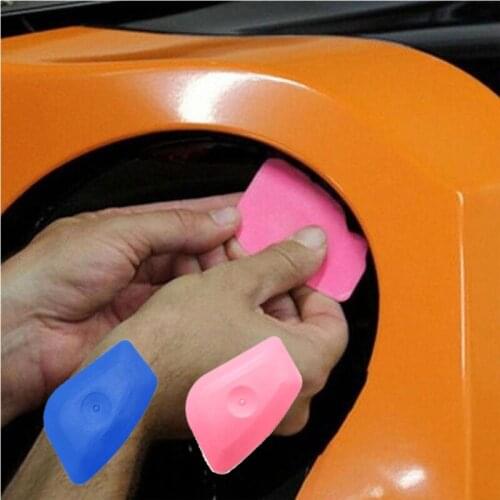 Blue Soft Squeegee Pink Hard Corner Auto Home Office Vinyl Scraper Window Film Car Styling Sticker Wraps Tools