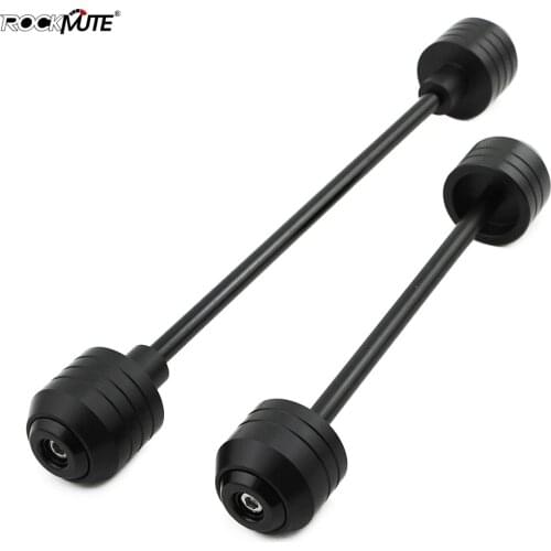 Motorcycle POM Axle Fork Crash Sliders For KAWASAKI ZX-6R 1995-2004 Front Rear Wheel Protector Circle Decoration