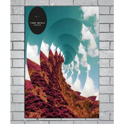 Tame Impala Psychedelic Rock Light Canvas Custom Poster 24x36 27x40 inch Home Decor N653