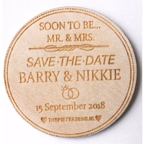 Custom Wedding Save the date Magnet , Wooden Save the Dates, Wedding Announcement