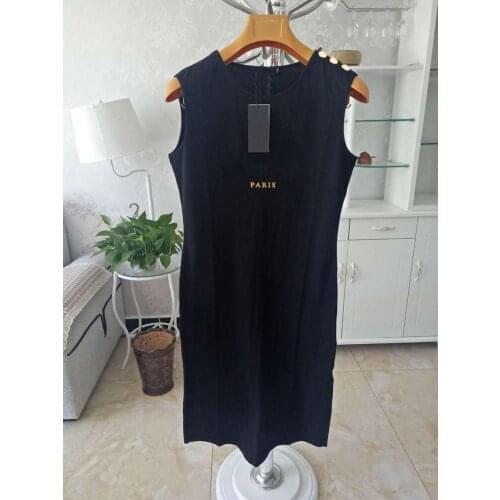 Fashion Summer Casual Slim Print Letter Cotton Vestidoes Women Elegant Korean Casual Lady Dress Sexy O-neck Pencil Dress Female