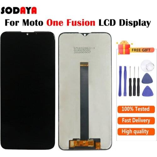 LCD For Motorola Moto One Fusion Display Touch Screen Digitizer For MOTO One Fusion Plus LCD Display Replacement
