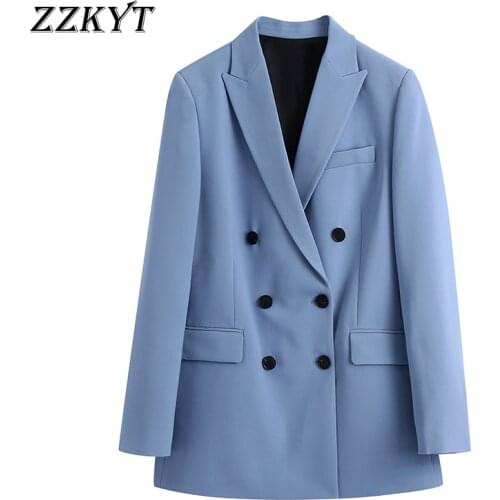 ZZKYT Women's Blue Jackets