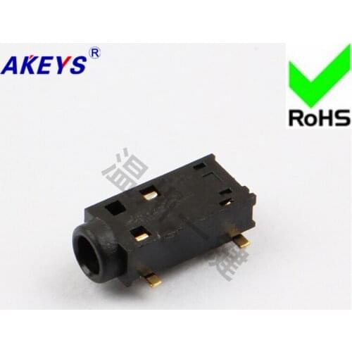 10 PCS PJ-237A 3P 2.5mm headphone socket 3-foot patch 2 fixed foot 2.5MM audio socket interface