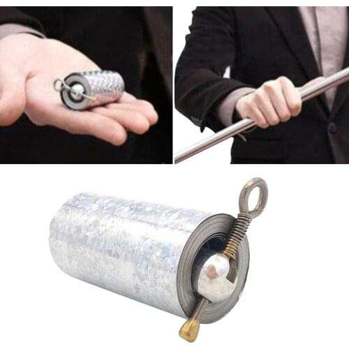 110cm 130cm 150cm Pocket Staff Portable Metal Martial Arts metal staff retractable Appearing Cane Trick Access
