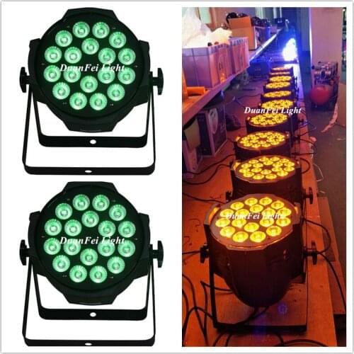50 Pieces Party Light Aluminum Alloy High Quality Led Wash Par 18x15 Rgbwa 5in1 Lyre