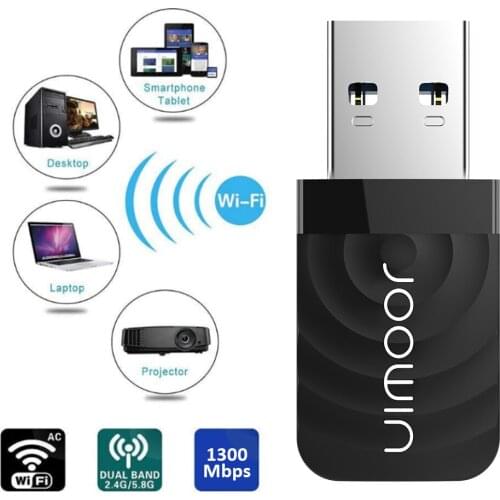 AC1200 802.11AC Wifi Ethernet USB 3.0 Network card 1300Mbps 2.4G&5.8G dual band wireless USB wifi Adapter Wi-Fi Receiver Dongle