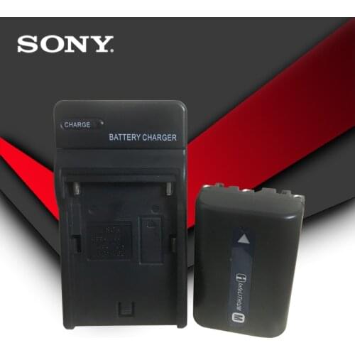 1pc Sony Original Camera battery NP-FM50 NP FM50 NPFM50 NP-FM51 NP-QM50 NP-FM30 NP-FM55H A100 A100K TRV408 With charger