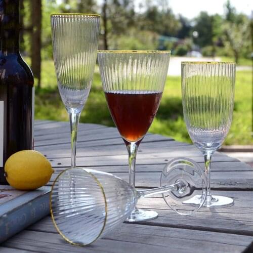 European Style Phnom Penh Goblet Creative Luxury Crystal Glass Champagne Wine Red Wine Glass Home Bar Restaurant Drinkware