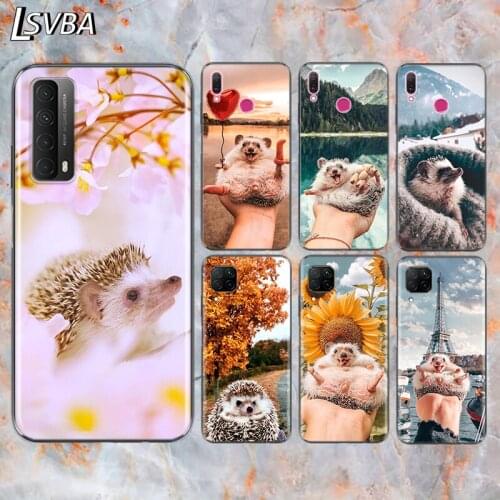 Cute Hedgehog Outing For Huawei Y9S Y6S Y8S Y9A Y7A Y8P Y7P Y5P Y6P Y7 Y6 Y5 Pro Prime 2020 2019 2018 Phone Case