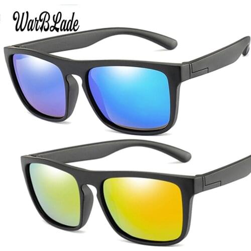 Square Kids Sunglasses Polarized Children Sun Glasses Vintage Girl Boy Baby Glasses Luxury Brand Designer Eyewear UV400 Oculos