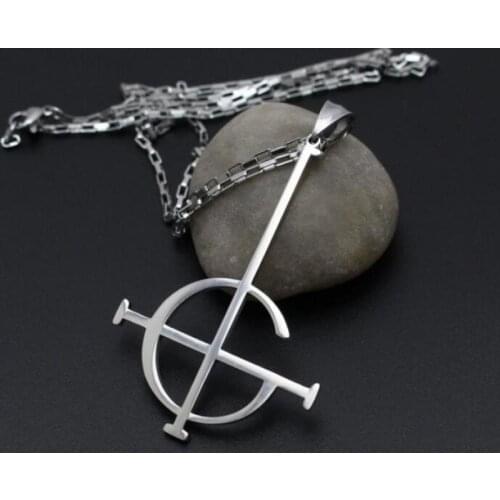 Vintage Ghost BC Men Unnamed Ghoul Stainless Steel Pendant Necklace