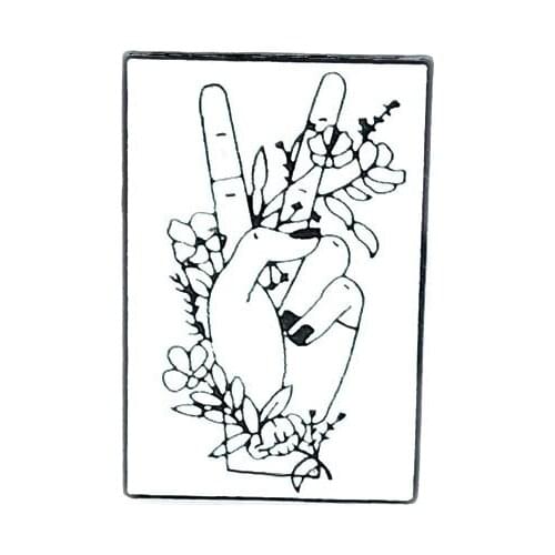 Fashion Man and Women Denim jackets Badge Enamel Brooch Jewelry Yeah Scissorhands Winding Rattan Brooches Gift