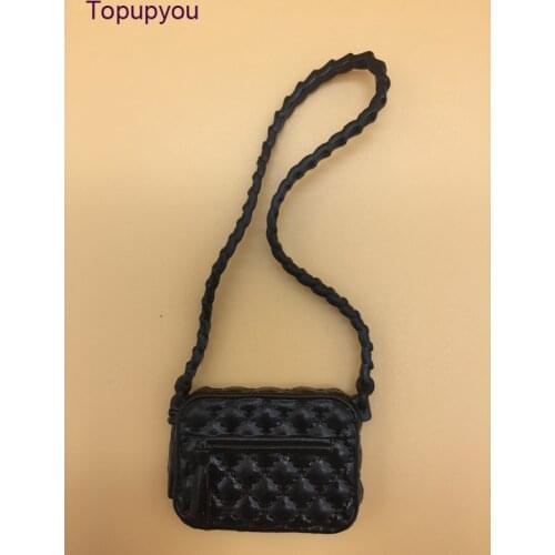 Topupyou new style black bag for barbie dolls Topup3