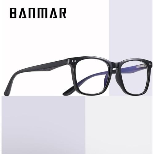 BANMAR Anti Blue Light Glasses Blocking Filter Anti Eyewear Strain Clear Lens Gaming Computer Glasses Men Women