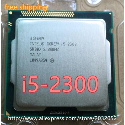 Intel Core i5 2300 2.80GHz/1MB/6MB Socket 1155 CPU Processor i5-2300 working 100
