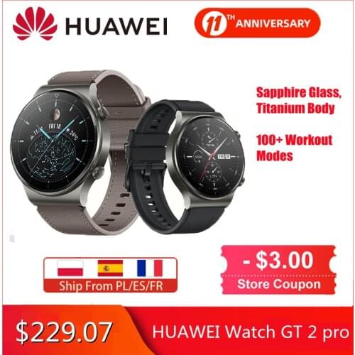 Global Version HUAWEI Smart Watch GT 2 Pro Smartwatch Sport Fitness 4G 14 days Battery Life GPS Smart Watch Man Woman WristWatch
