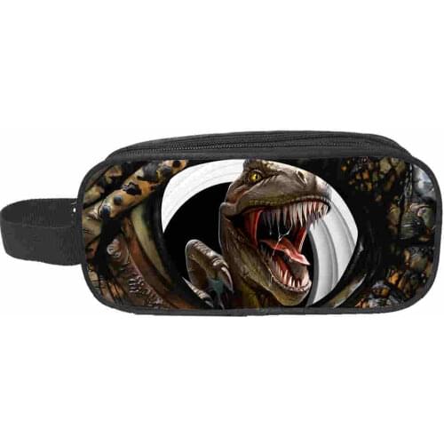 Dinosaur Handbags Space Galaxy Customized Women Men Boys Girls Kid Toddler School Casual Pencil case Tote Bag Pouch