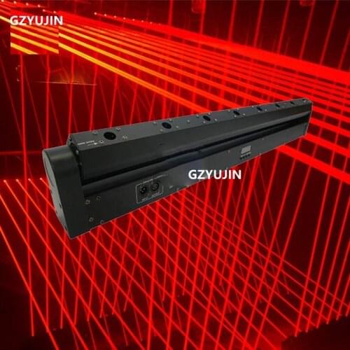4pcs/lot led bar light dj 8 eyes red laser beam moving head beam 500mw single laser fat beam stage laser effect show