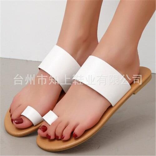 Slippers women 2021 summer new style Roman retro flat sandals women casual shoes womens shoes large size sandals mujer