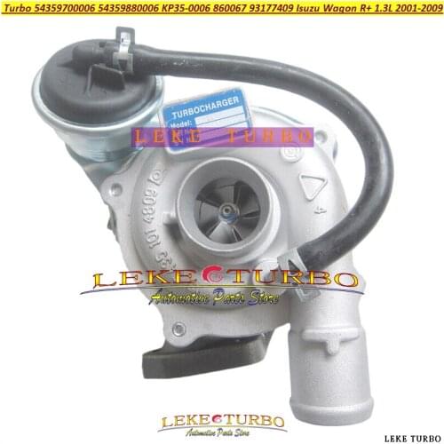 Turbo KP35 54359880006 54359880006 860067 93177409 73501344 13900-84E50 For Suzuki Ignis Wagon R+ Z13DT 1.3L 2001-2009 51kw 70HP
