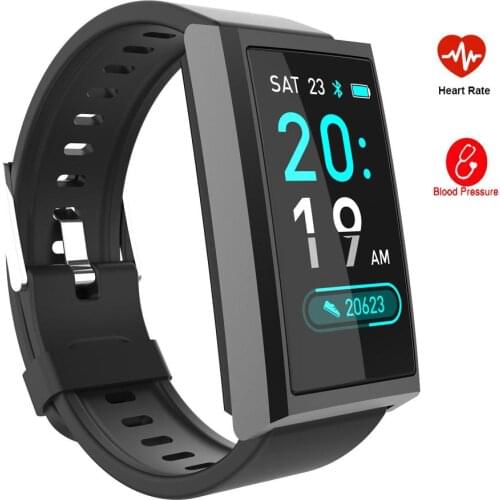 Touch Screen Smart Watch Sports Fitness Tracker Blood Pressure Heart Rate Monitor Waterproof Smart Bracelet for iOS Android
