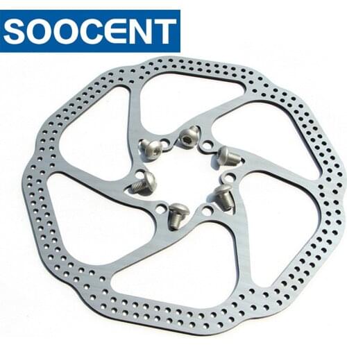 2pcs/lot 160mm 6" Stainless Steel Bike Bicycle Disc Brake for Avid HS1 CS BMX Mountain Bikes with 6 Bolts