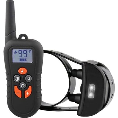 M919C Waterproof Remote Control Anti-barking Device Dog Trainer Rechargeable Static Shock Vibration Dog Training Collar