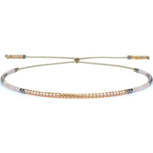 KELITCH Miyuki Beaded Bracelets Boho Tribal Handmade Bracelet Classic Friendship Women Men Rope Warp Bangles Jewelry 2021 New