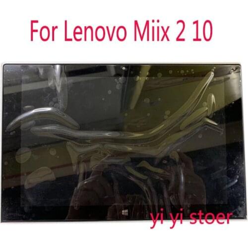 LCD Display Panel Screen Monitor Touch Screen Digitizer Glass Assembly with frame For Lenovo Miix 2 10 Miix2 10