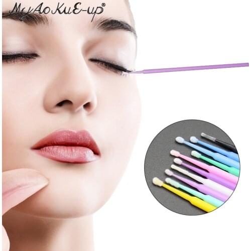 1000pcs/lot Fashion Disposable Makeup Brush Eyelash Extension Micro Individual Applicators Mascara Brush Make Up Tool