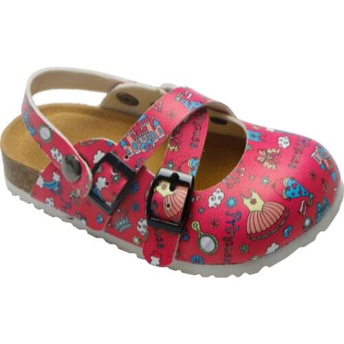 2020 New Fashion Summer Kids Sandals for Girls PU Leather Corks Casual Shoes Childrens Sandals School Shoes Soft