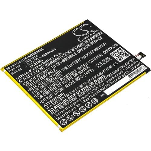CS 4650mAh/17.21Wh battery for Amazon Kindle Fire 8 7 Generation,Kindle Fire 8.7,HD8 8TH,L5S83A,SX0340T,SX034QT