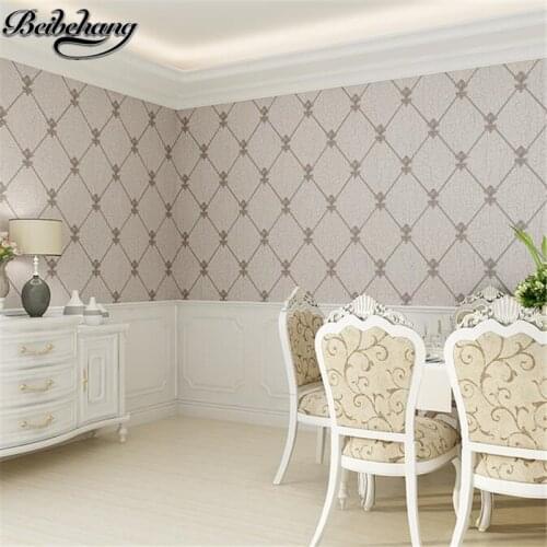 Beibehang Modern Simple Living Room TV Background Wallpaper 3D Stereo Soft Pack Bedroom Wallpaper European papel de parede