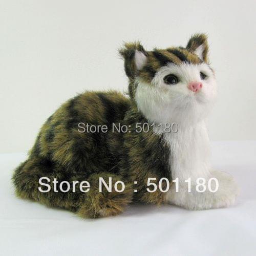 Free shipping art model cat sculpture ornament cat love cat for home decoration