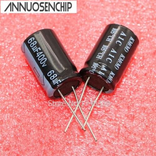 Electrolytic CAP 400V 68UF 16 * 25mm 400v 68uf CAP high frequency 105 degrees 10pcs / free shipping