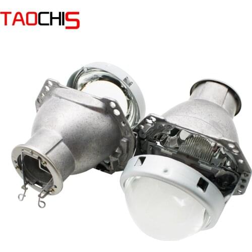 TAOCHIS 3.0 inches Head light retrofit HELLA 3R G5 bi xenon projector lens Using H7 Halogen Projector Xenon LED lamps