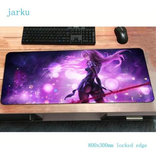 Fate grand order mats 800x300x3mm wrist rest gaming mouse pad big keyboard mousepad desk notebook gamer accessories padmouse mat