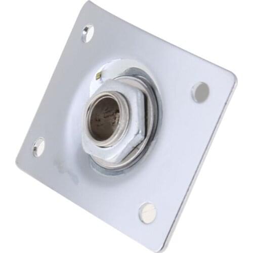 Guitar Jack Plate + Output Socket Chrome Rectangle For Gibson Epiphone E56D