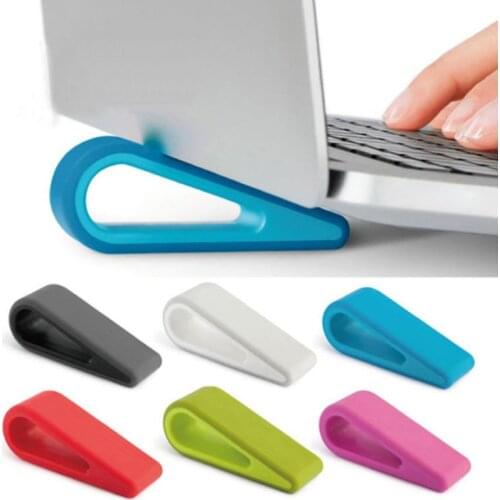 Fashion Simple Laptop Stand Adjustable Bracket Creative Desktop Computer Increased Shelf Cooling Base Pad Bracket Office Supply