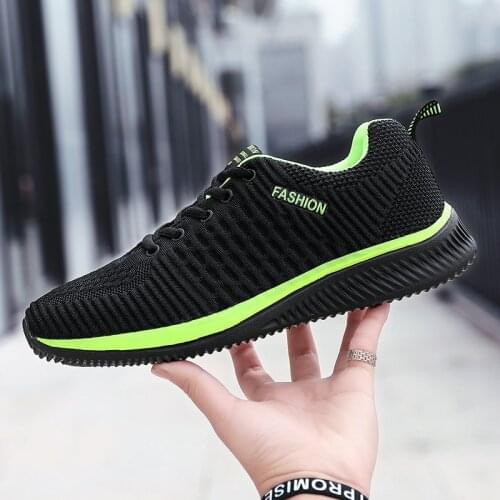 2021 New Fashion Summer Breathable Mens Casual Shoes Net Breathable Mens Casual Shoes Fashion Soft Leather Shoes Lightweight