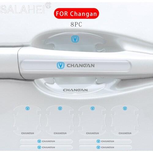 For Changan CS95 CS85 CS75 CS55 CS35 CS15 2018 2019 2020 EADO 8Pcs Car Sticker Door Bowl Anti-scratch Tape Film Auto Accessories