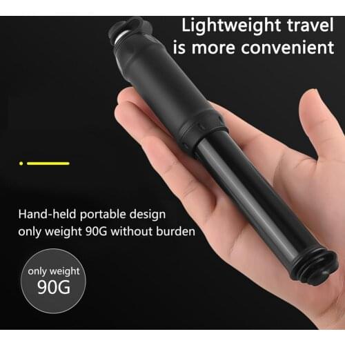 Bike Pump Bicycle Air Shock Pump With Lever Aluminum Alloy Rubber MTB High Pressure Tire Pump For Cycling Tire Basketball Soccer